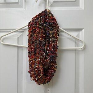 NWOT Vibrant Multicolor Knit Infinity Scarf